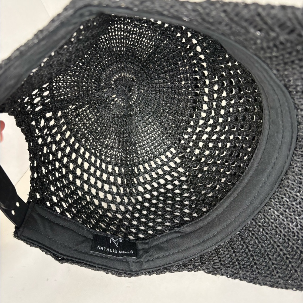 Black Rhinestone Hat - Picture 3 of 4